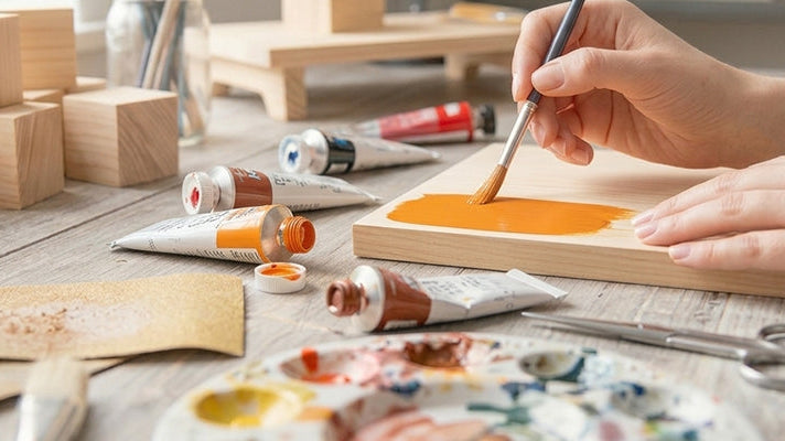 Why you Should Use Acrylic Paint for Painting Wood Crafts