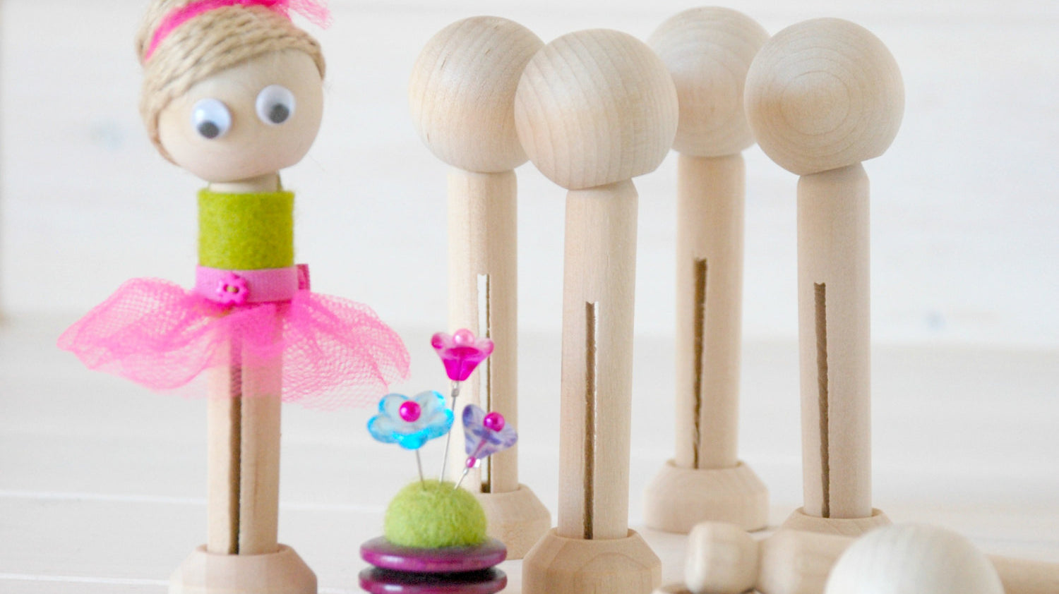 Making Peg Dolls from Wooden Doll Pins