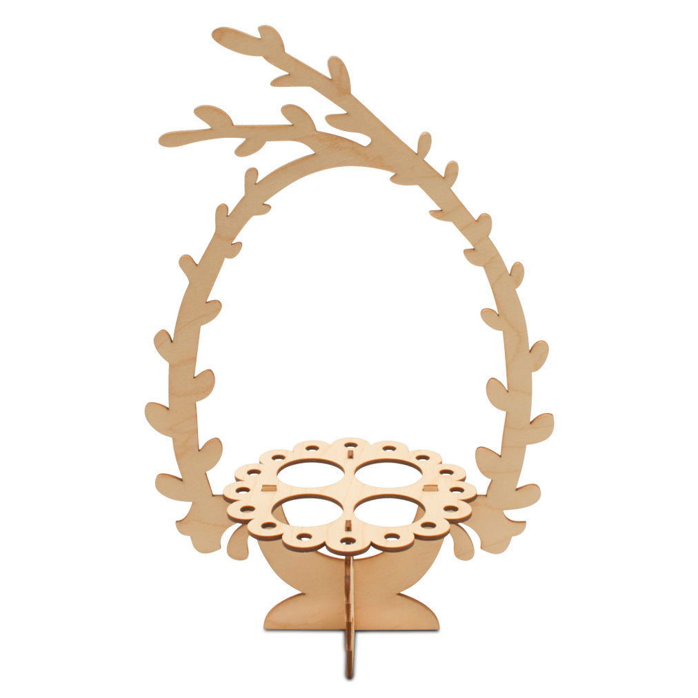 4-Egg Display Kit With Eggs, Bird Nest Style