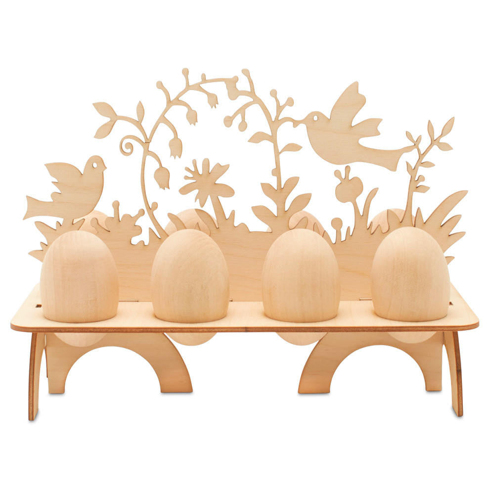 8-Egg Display Garden Scene Kit With Eggs