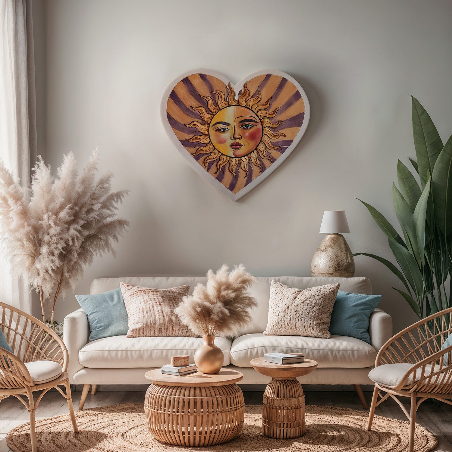 Wooden Heart Cutout (4"- 24")