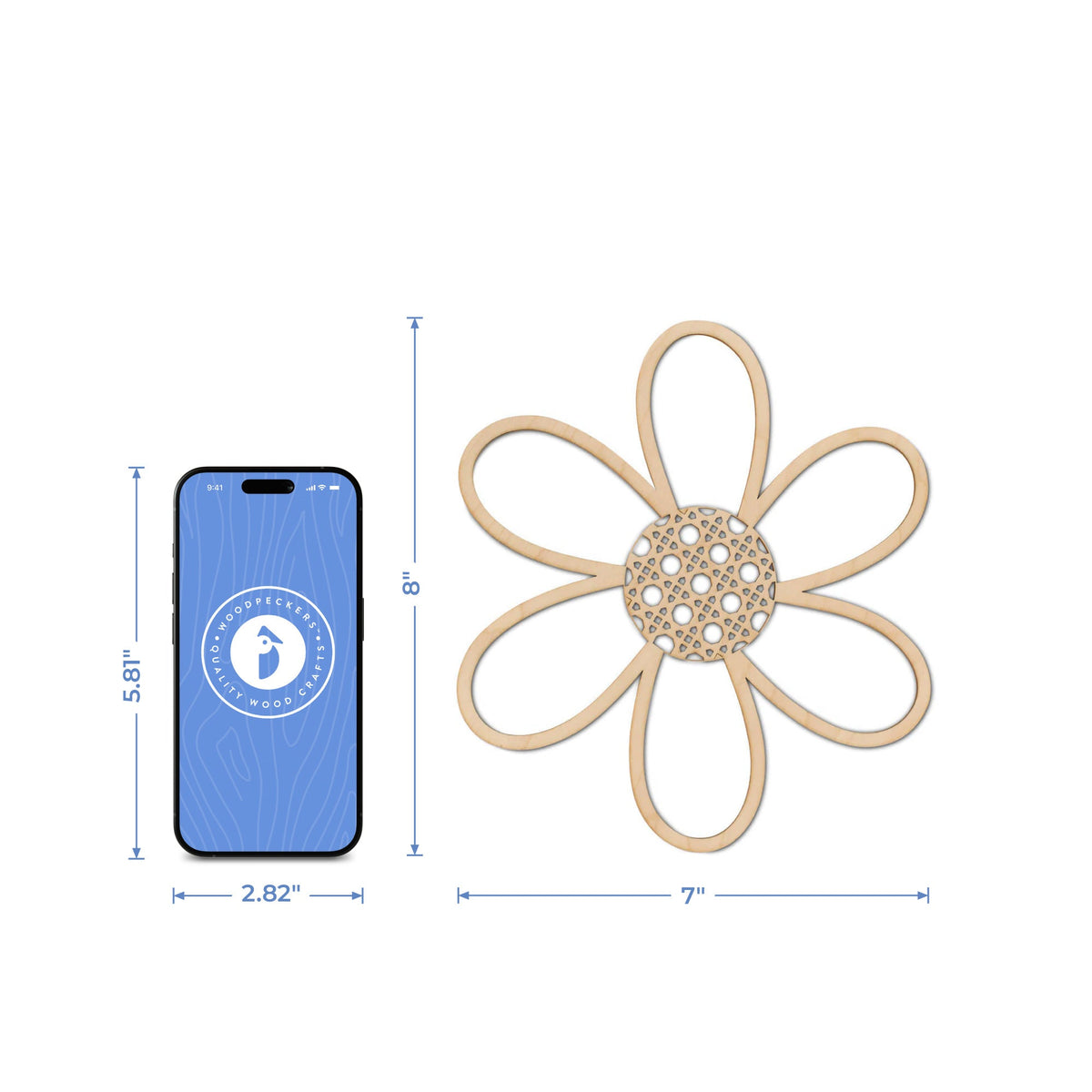 8" Daisy Cutouts