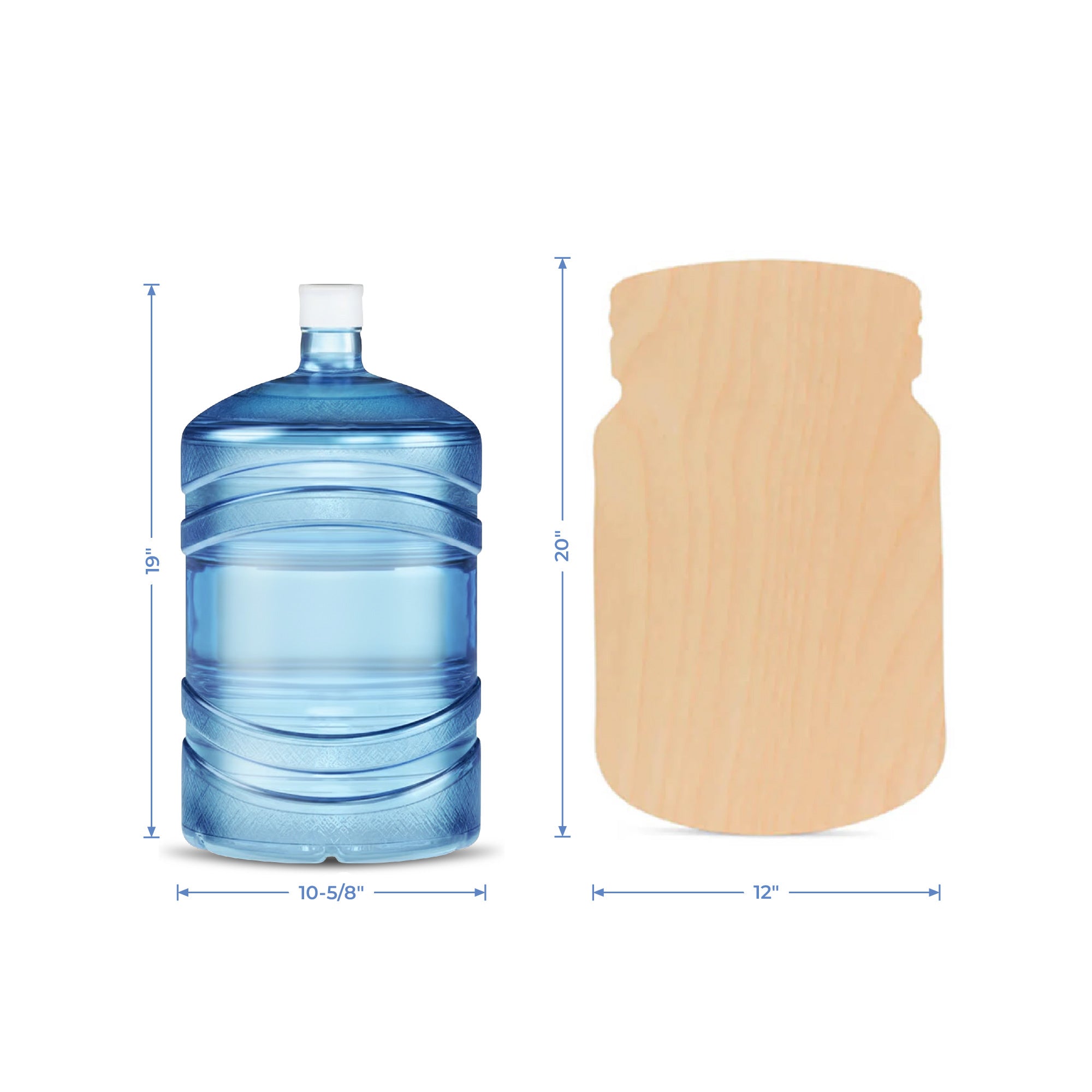 Wooden Cutout Mason Jar, 20"