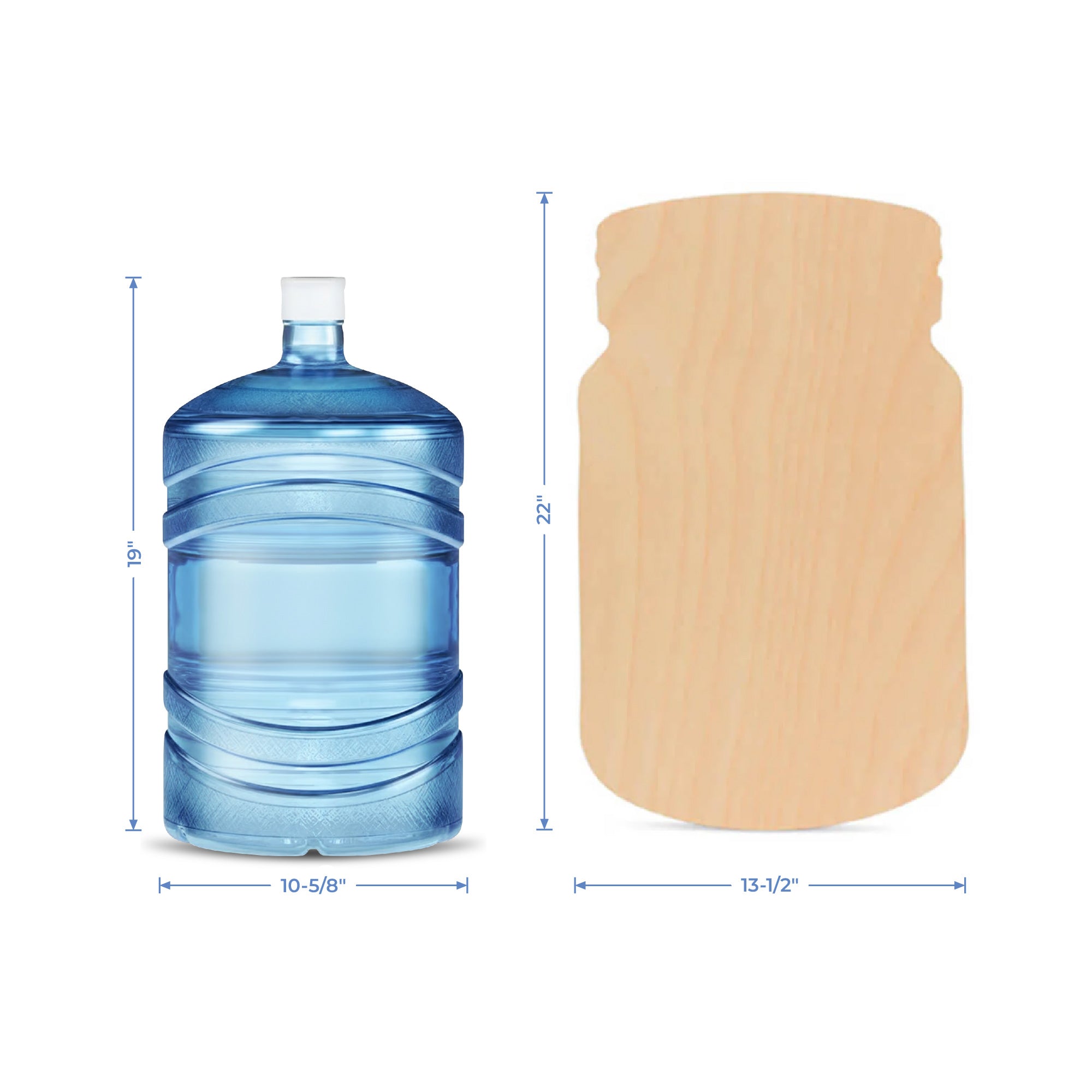 Wooden Cutout Mason Jar, 22"