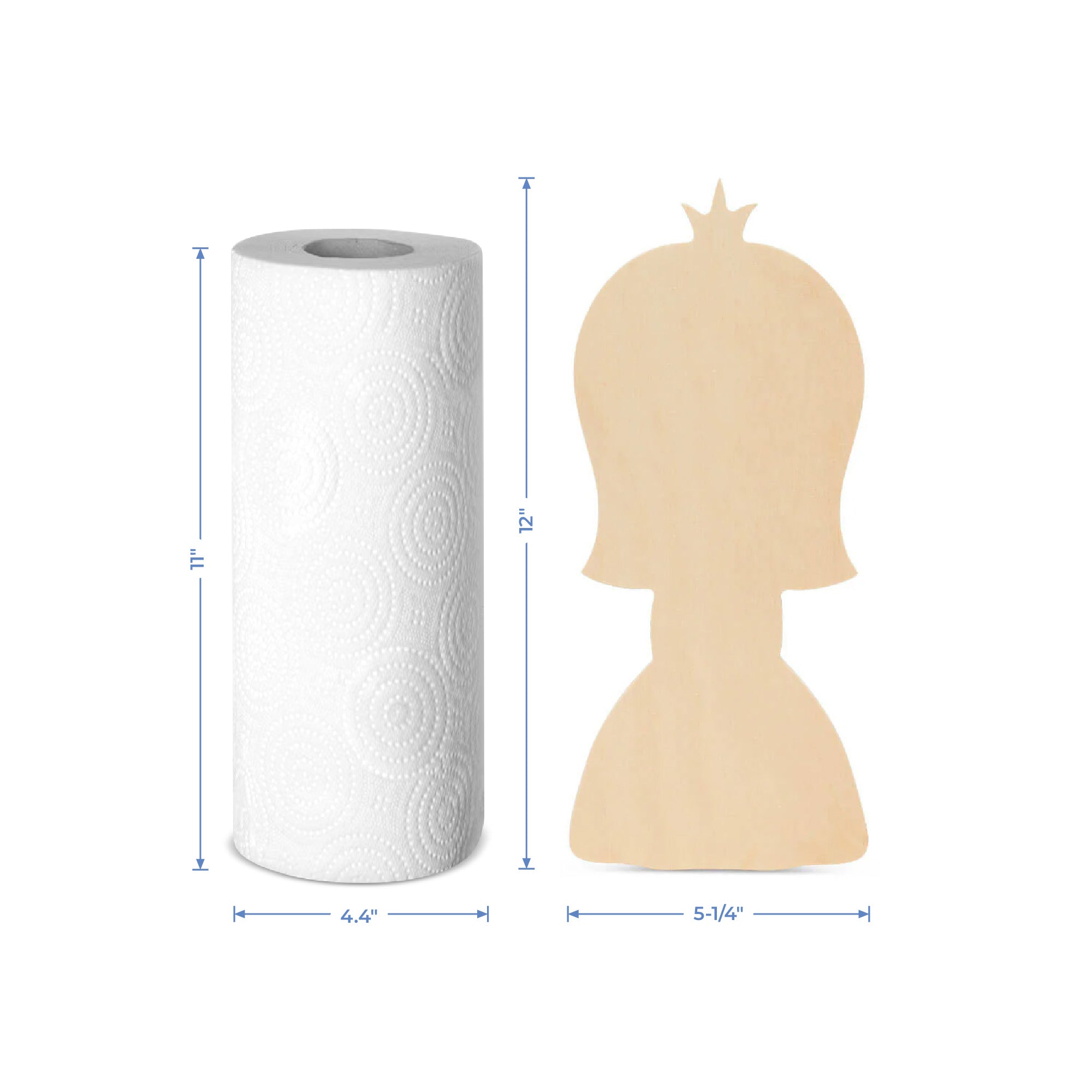 Wood Princess Cutout