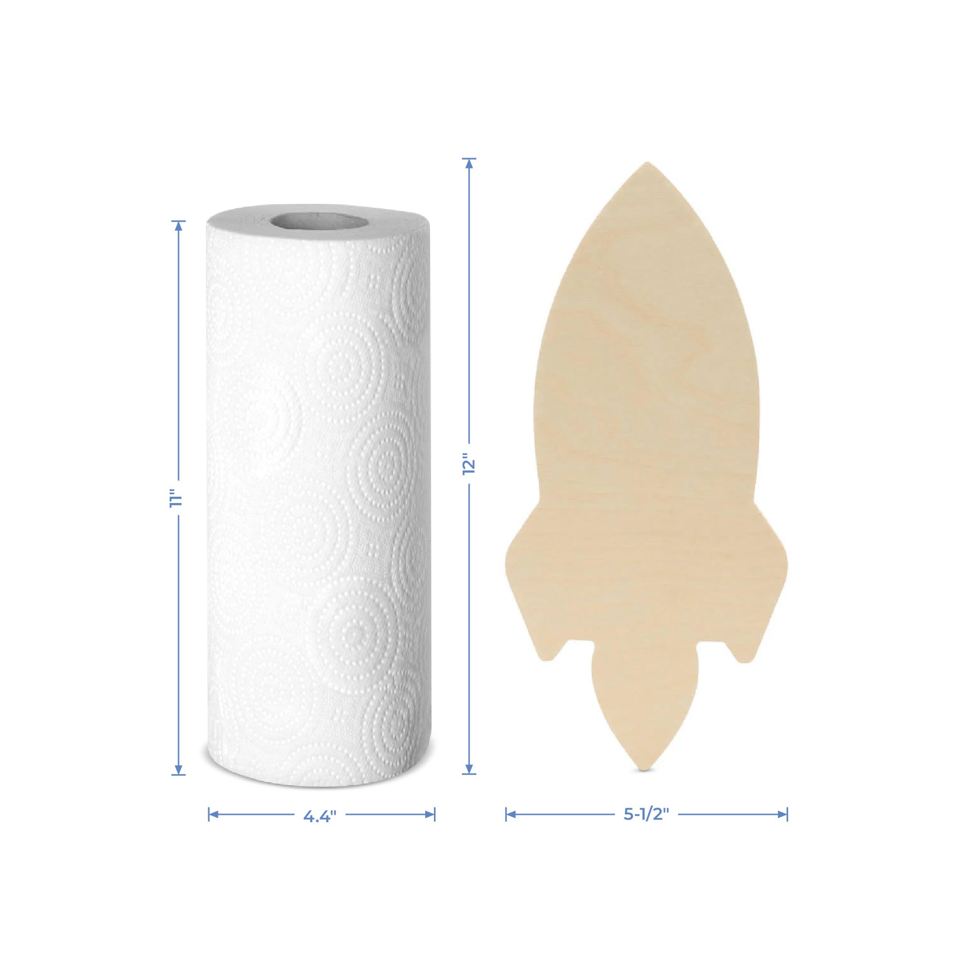 Wood Rocket Cutout