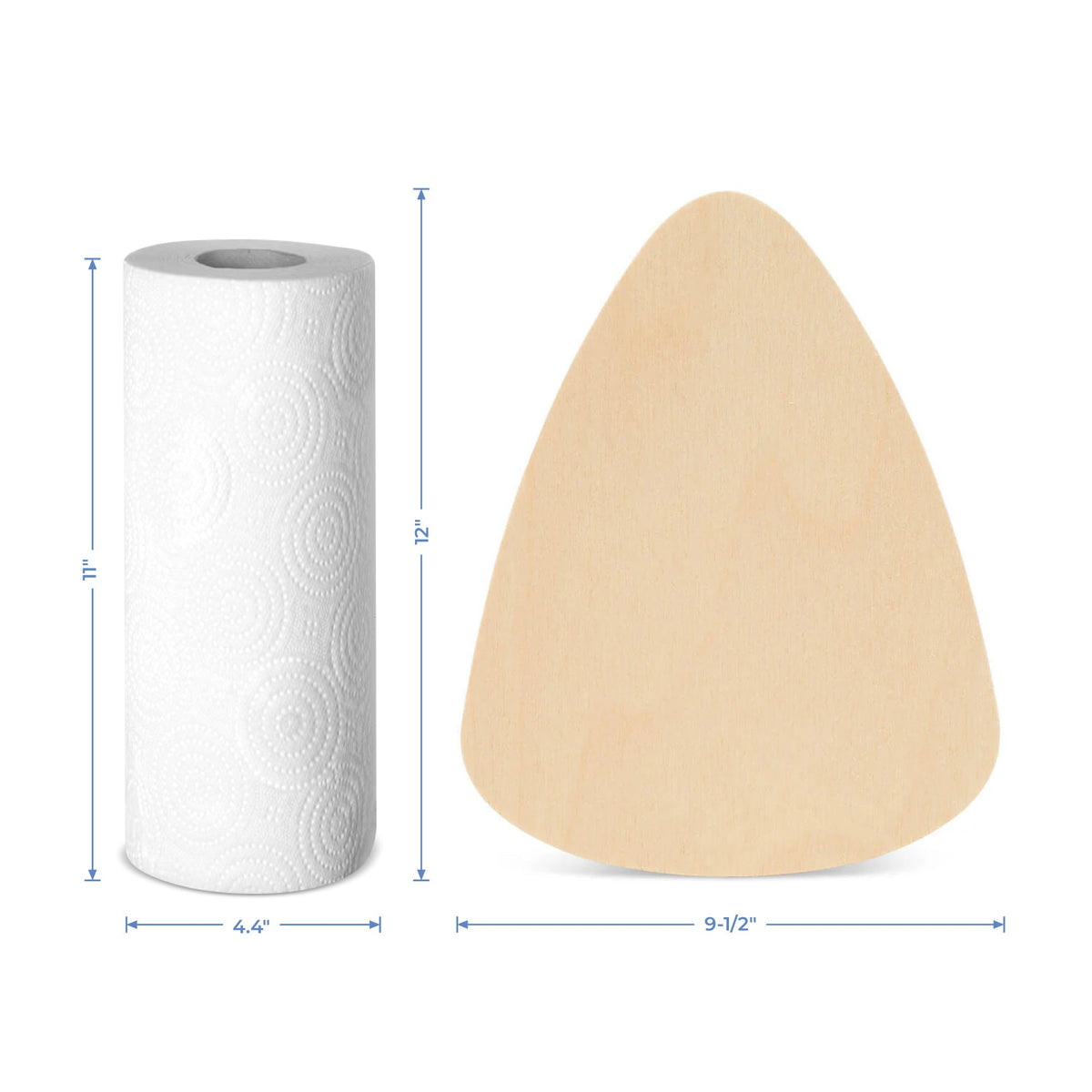 12" Wood Candy Corn Cutout