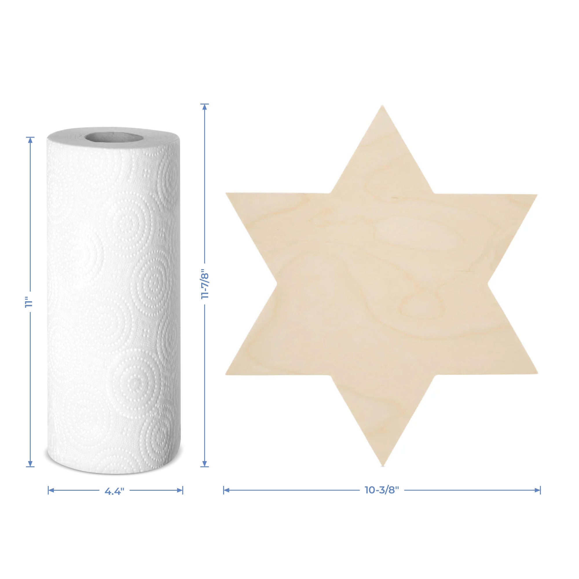 Star of David Cutout, 12" x 10"