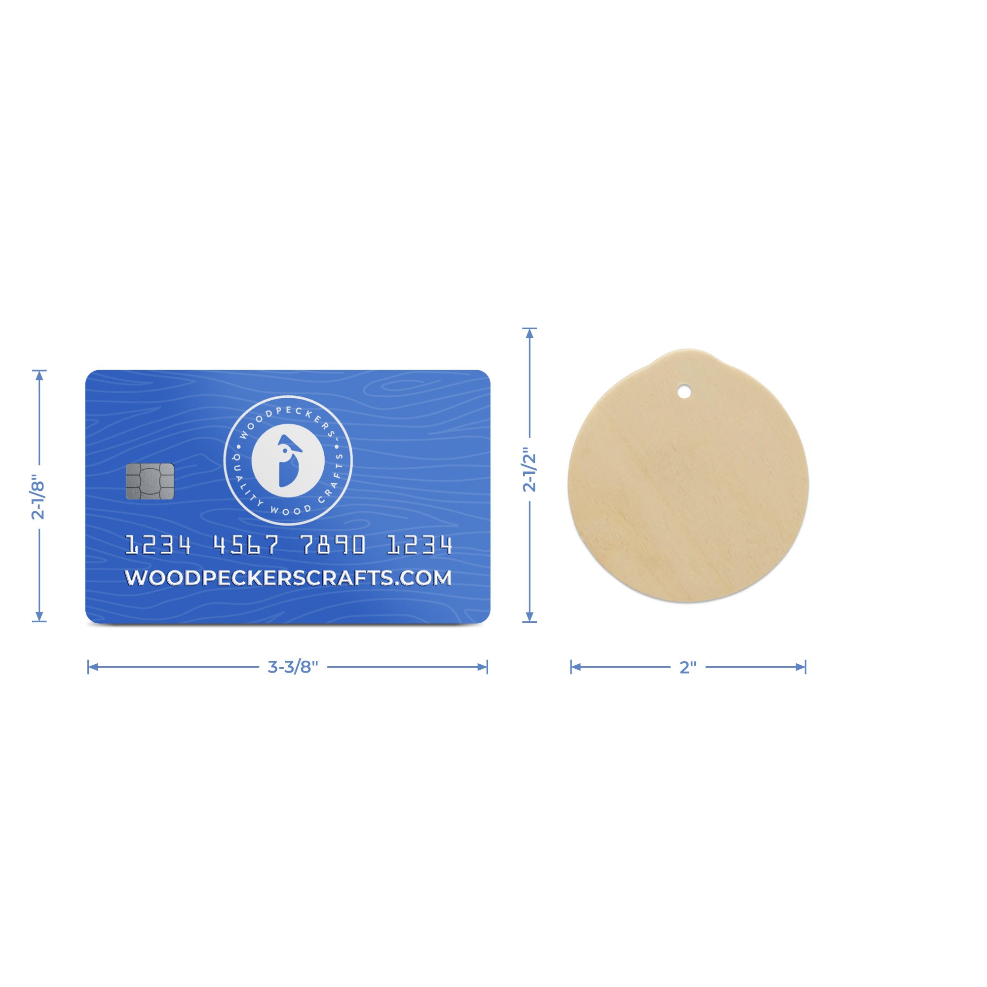 Wooden Ornament Cutout, 2-1/2"
