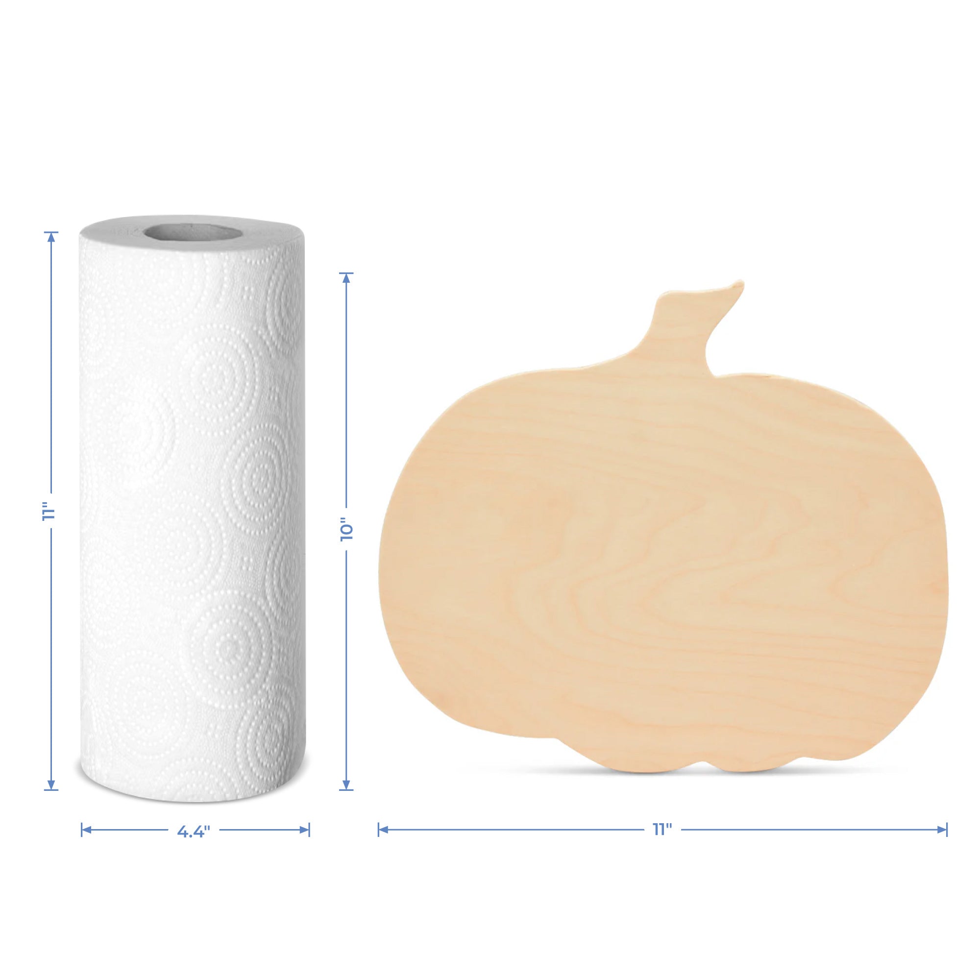 Wooden Pumpkin Cutout (5"- 14")