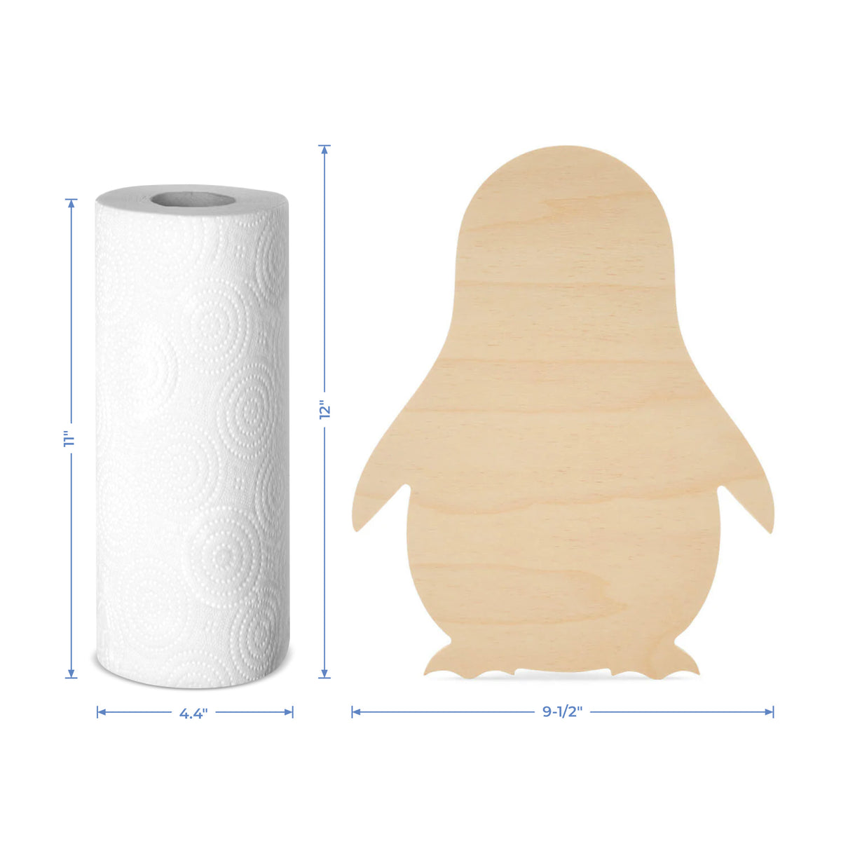 Penguin Cutout, Medium 12" x 9-1/2"