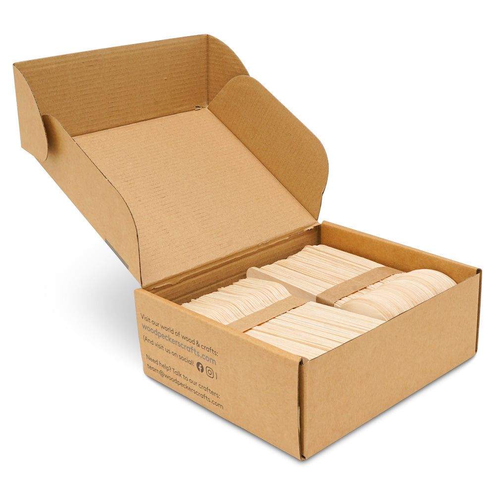 Disposable Wooden Cutlery, Combo Pack of 300