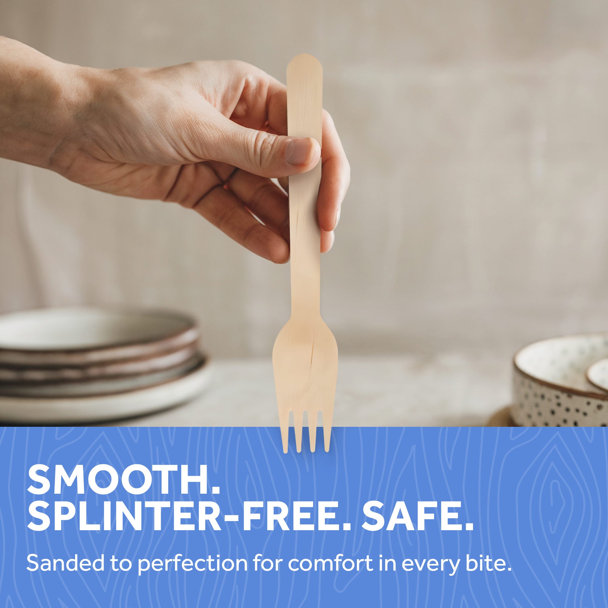 Disposable Forks, 6-1/2", Pack of 100