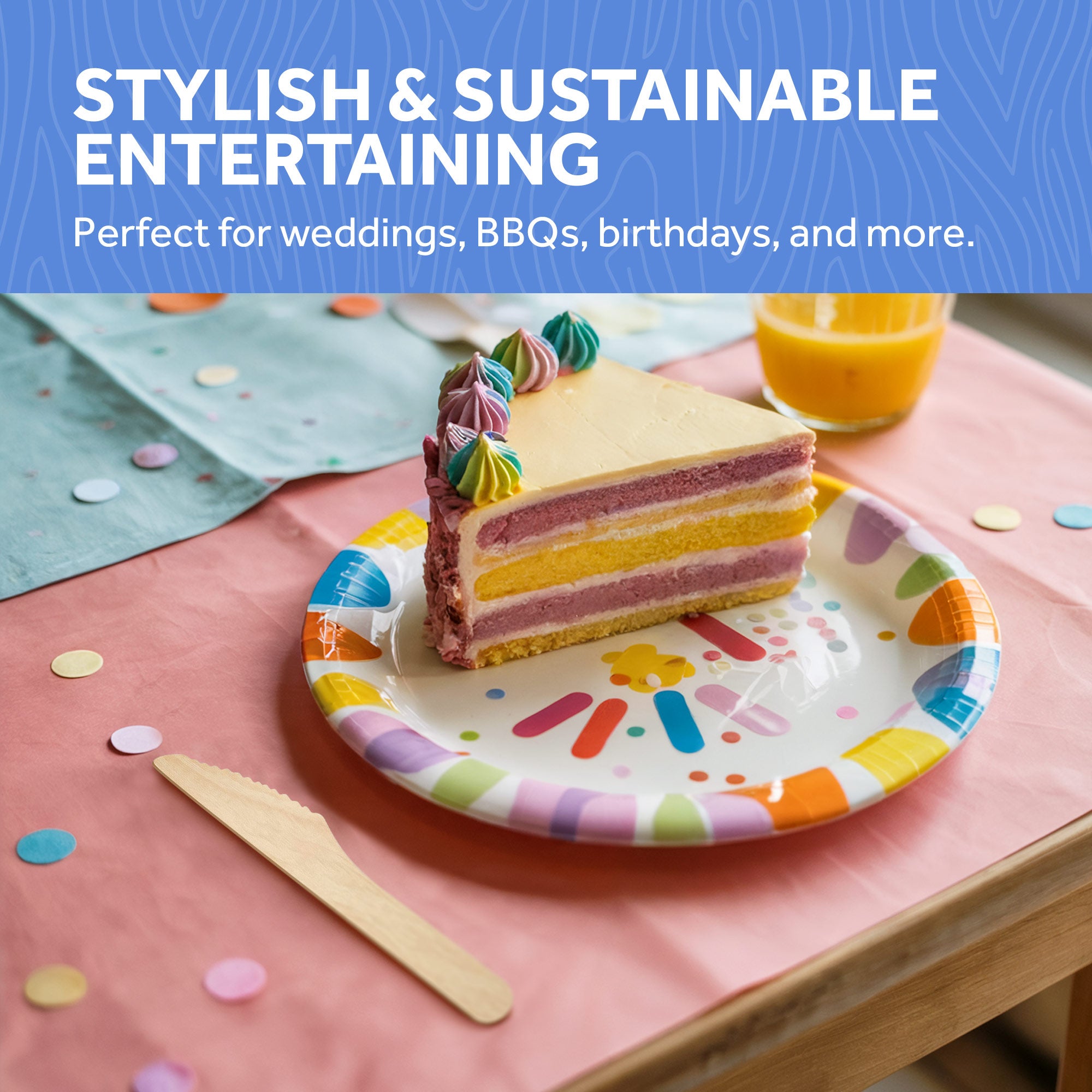 Disposable Knives, 6-1/2", Pack of 100