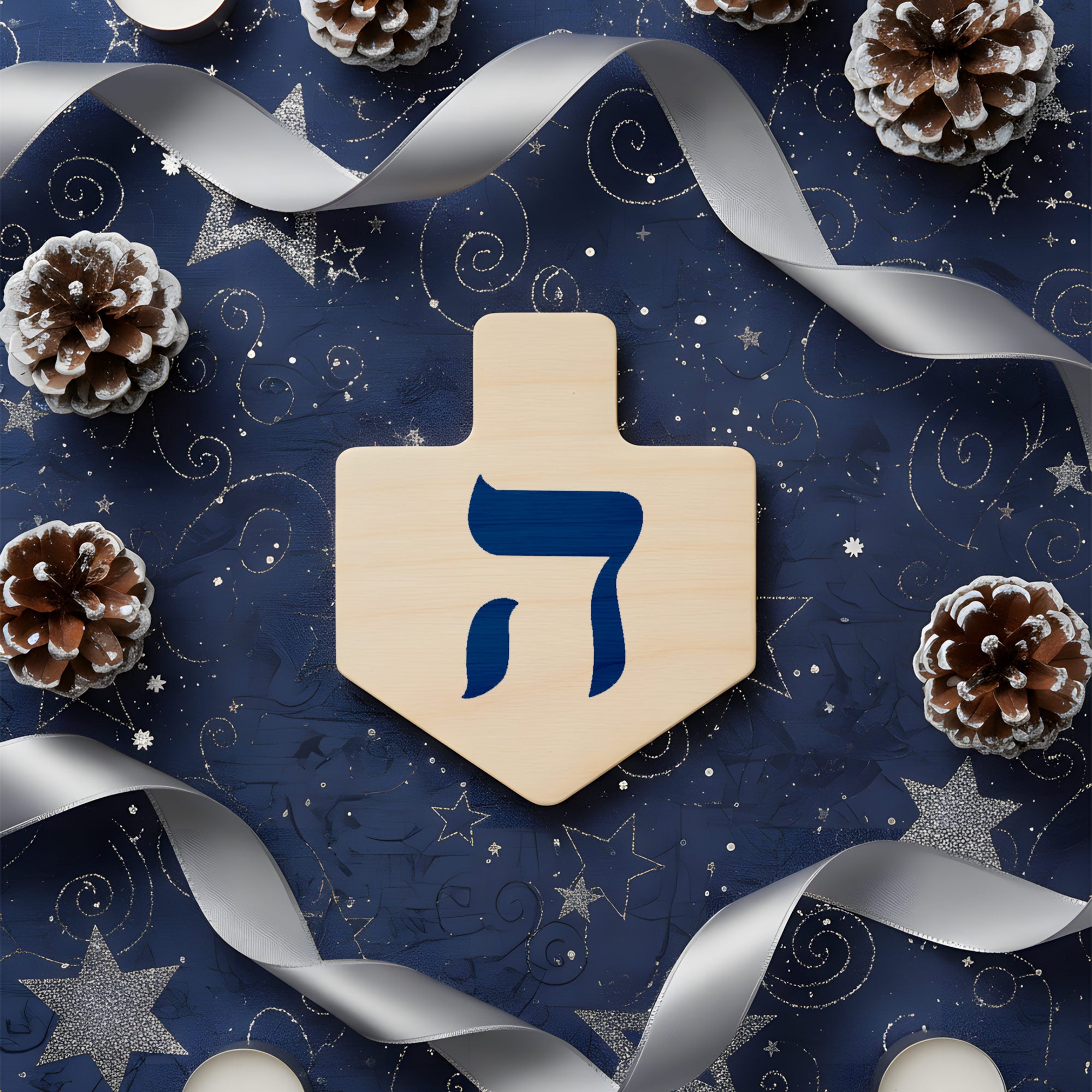 Chunky Dreidel Cutout