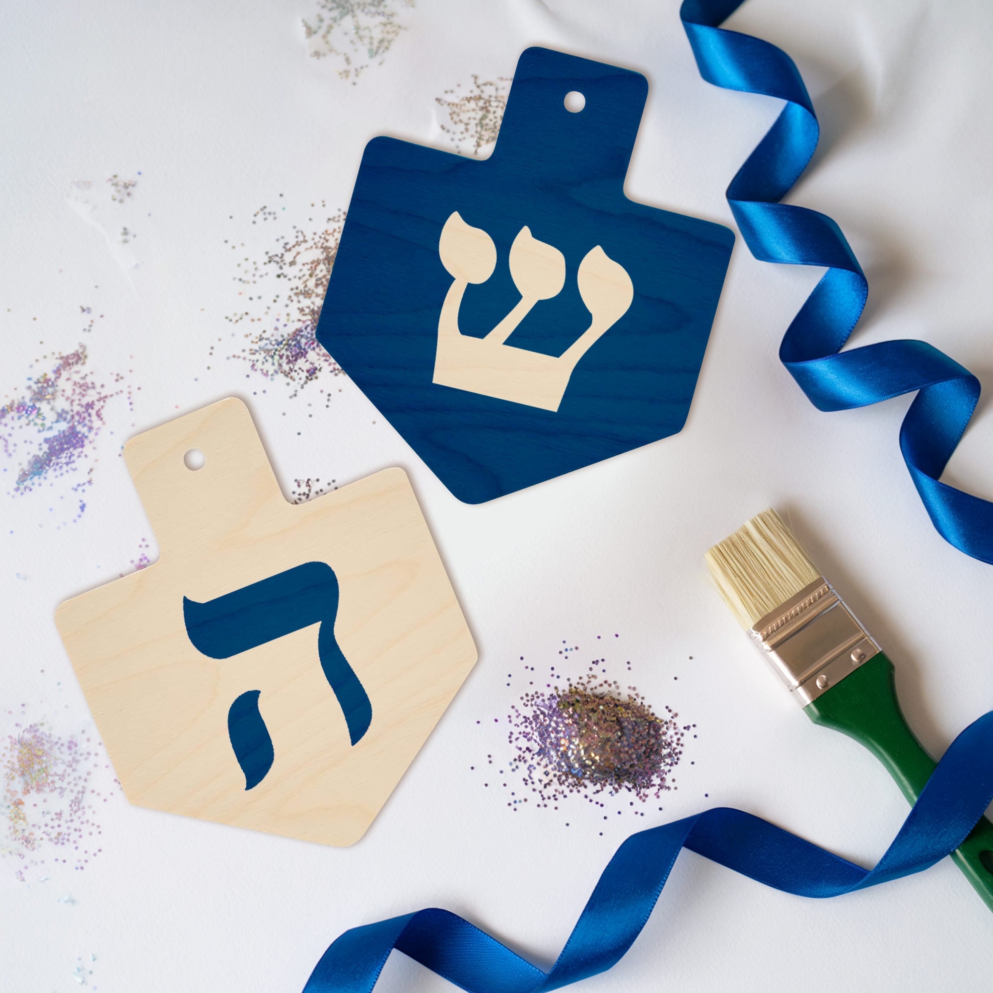 Hanging Dreidel Cutout, 6" x 5"