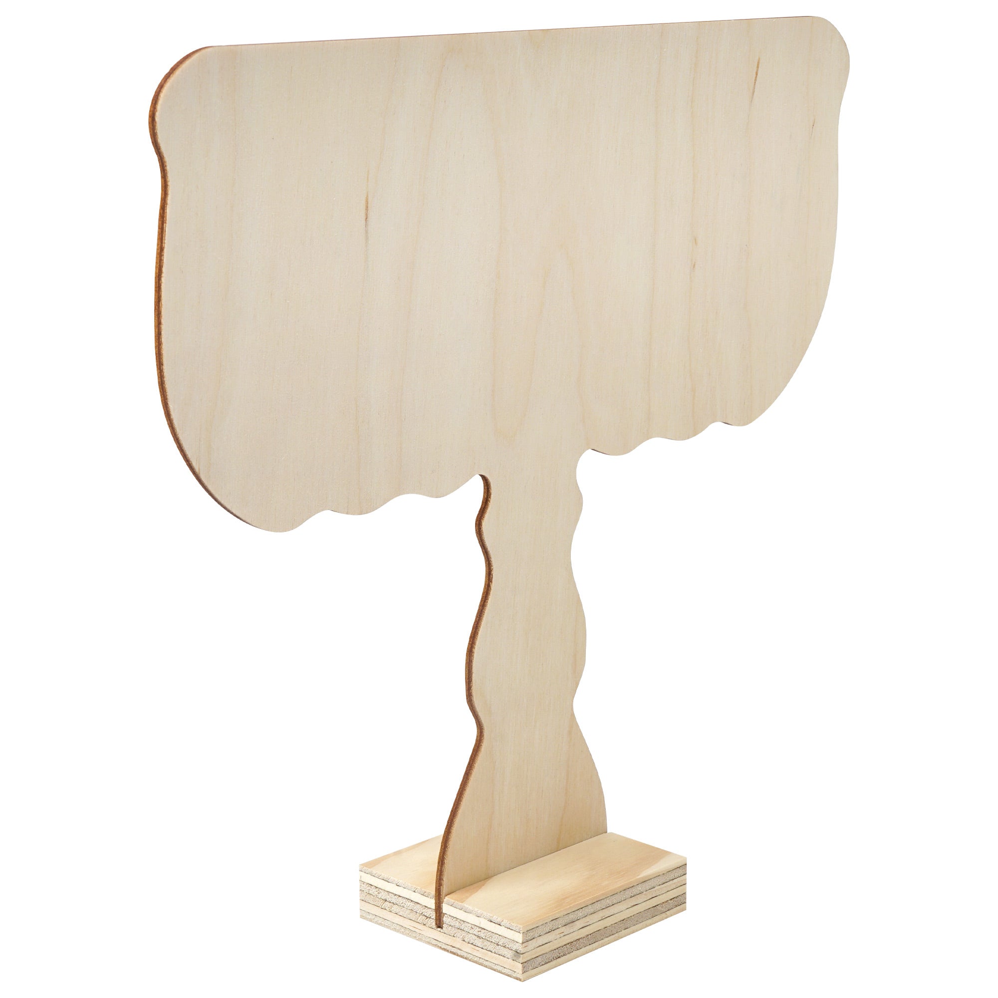 INTERACTIVE MENORAH CUTOUT AND BASE, 11"