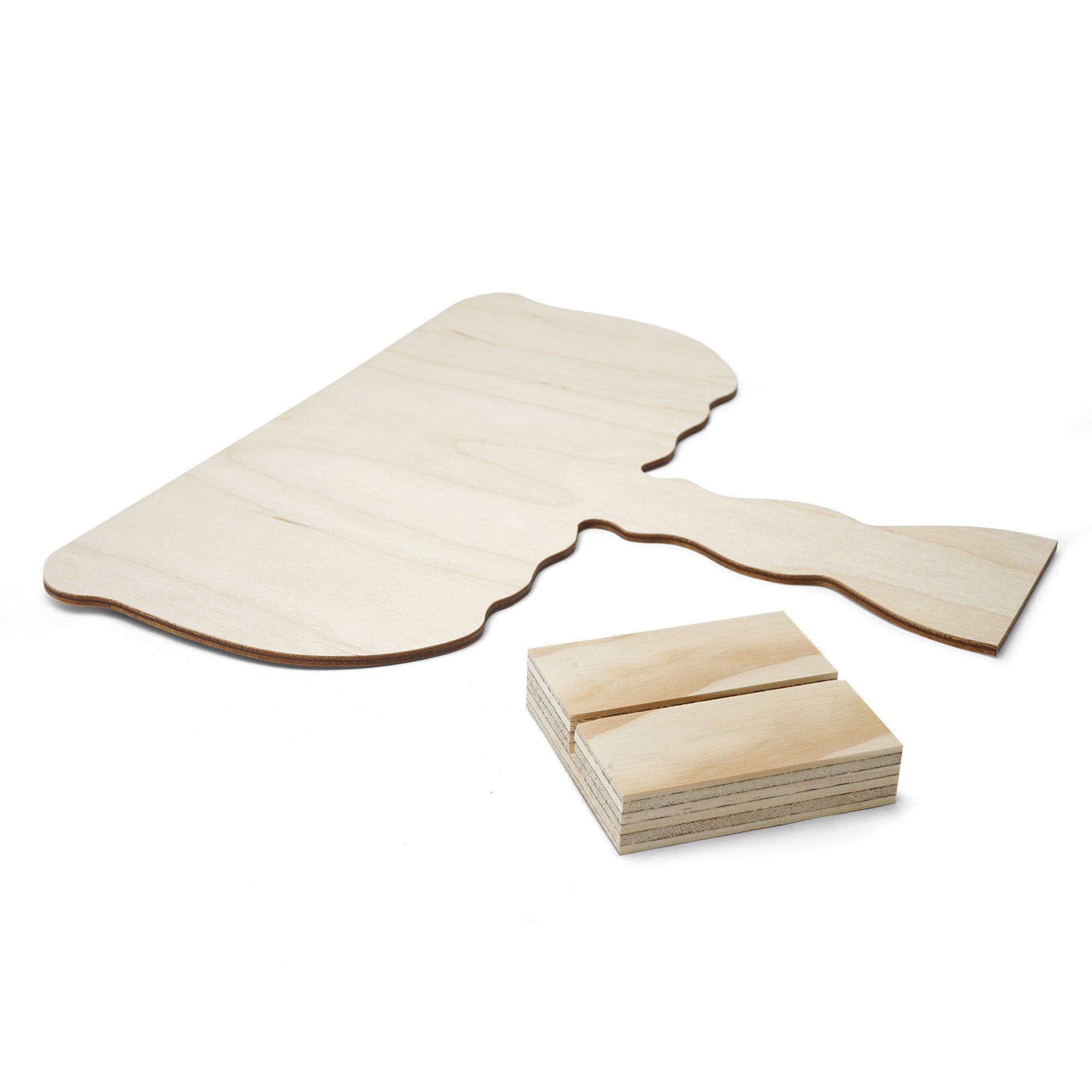 INTERACTIVE MENORAH CUTOUT AND BASE, 11"