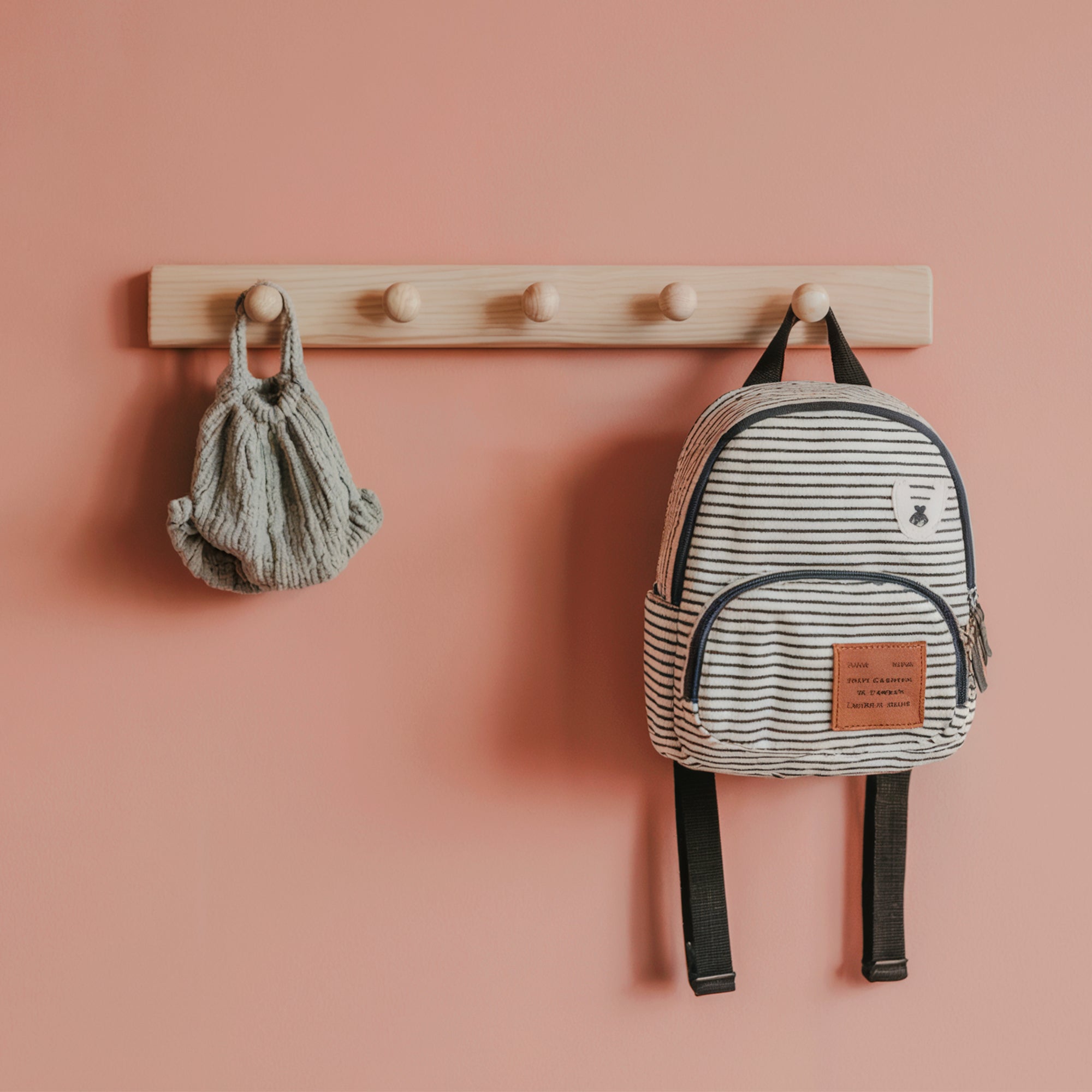 3-1/2" Oak Shaker Peg with #10 Screw