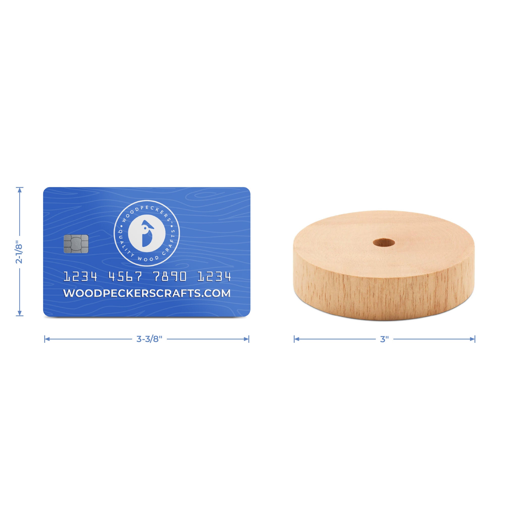3" Slab Wheel, 3/4" Thickness