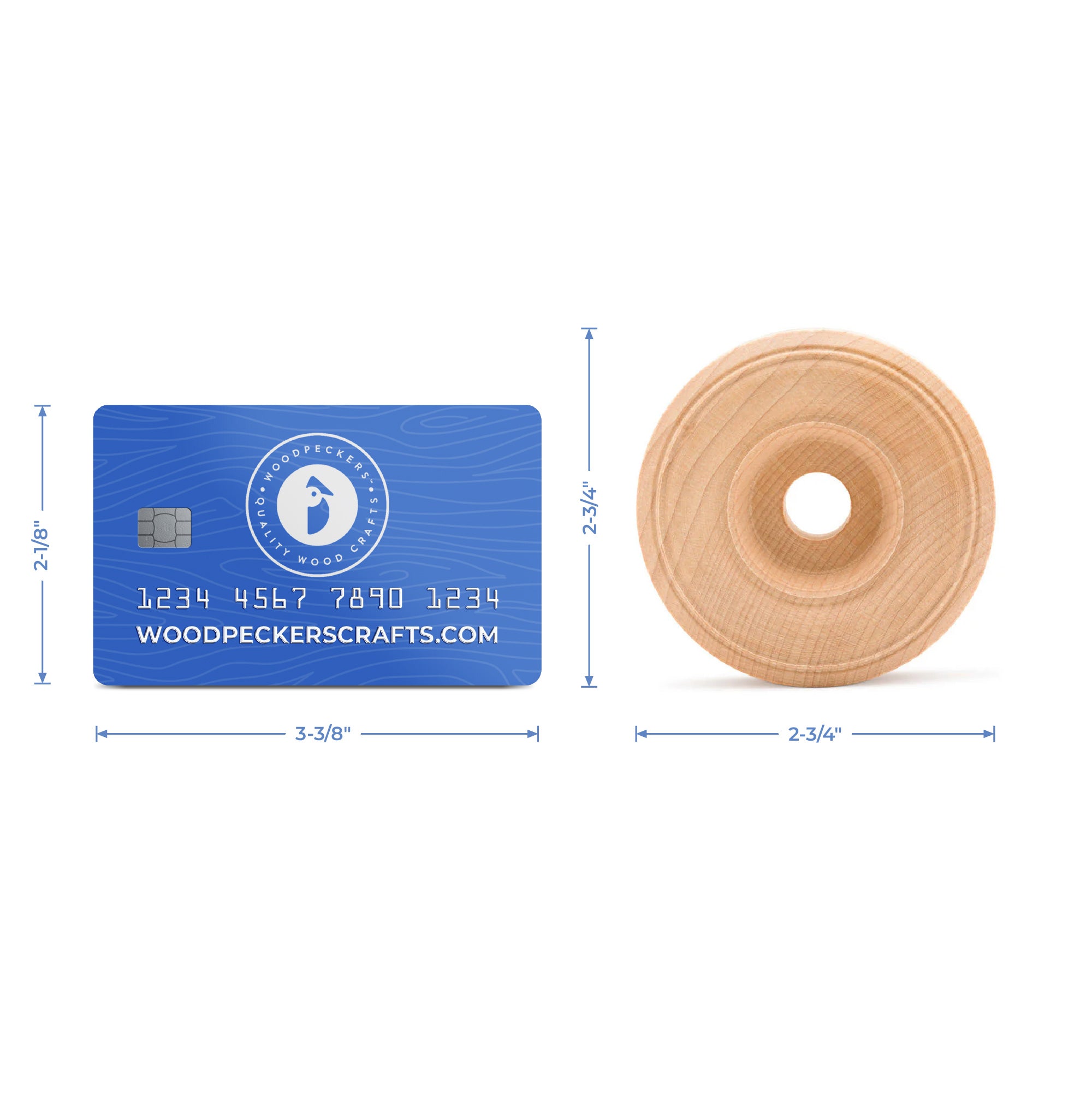 2-3/4" Treaded Wheel