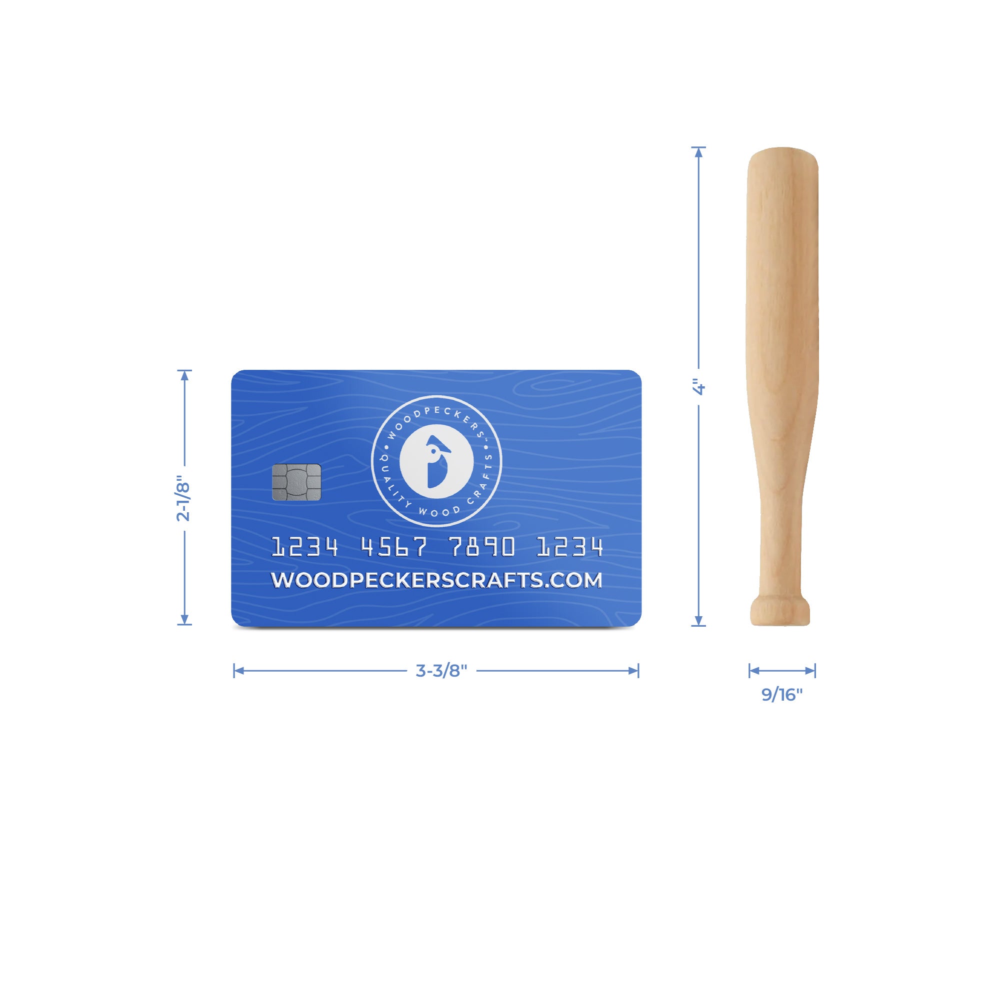 4" Mini Baseball Bats