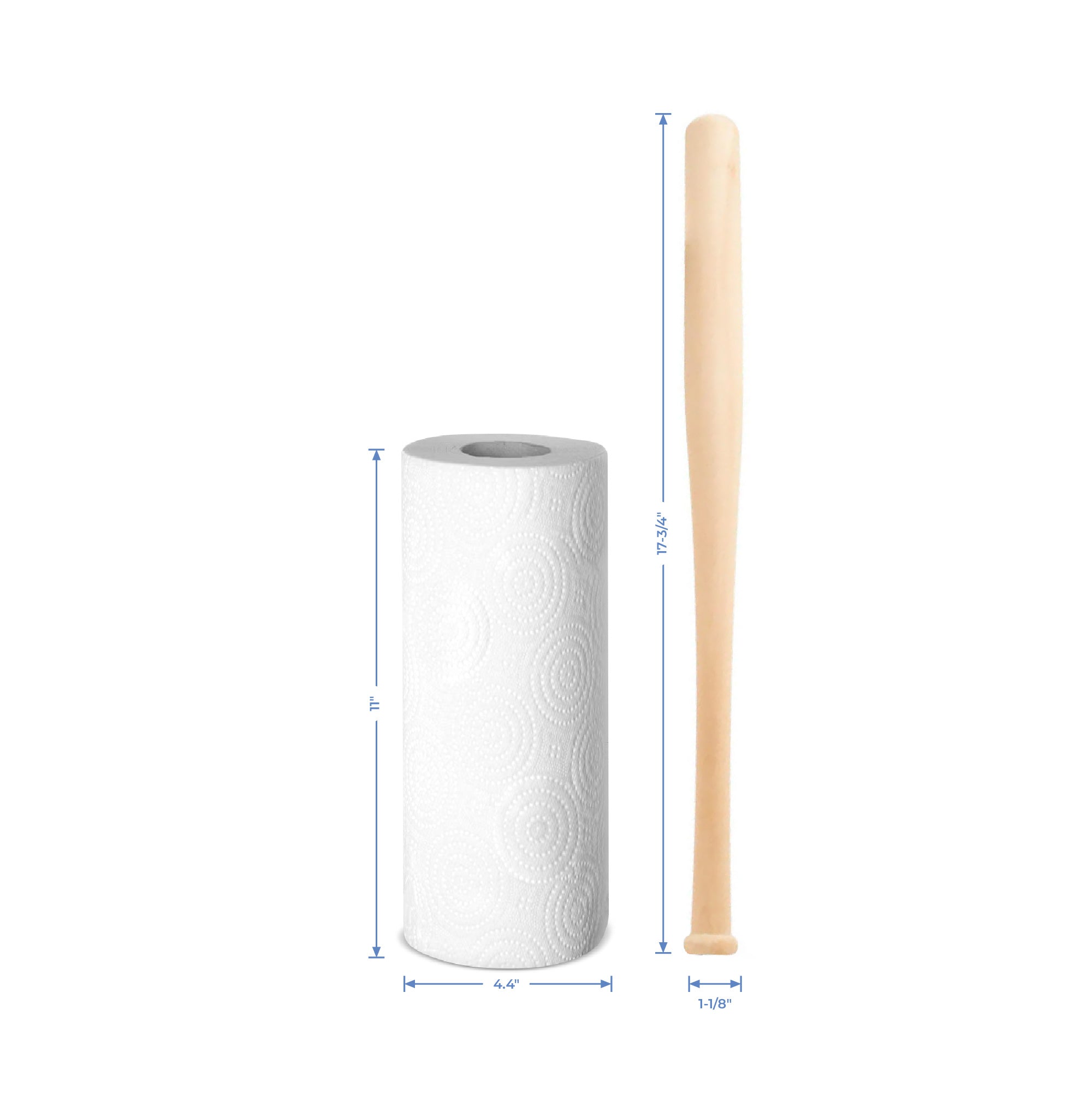Wood Craft Bat, 17-3/4" Long