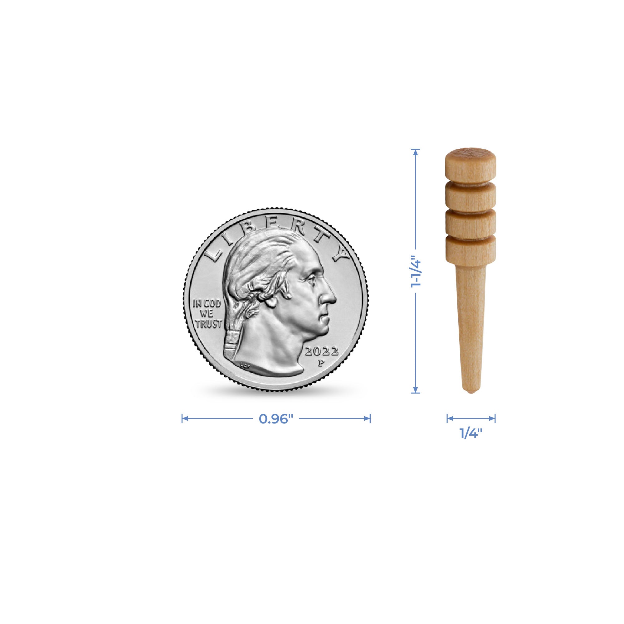 Cribbage Peg, Varnished