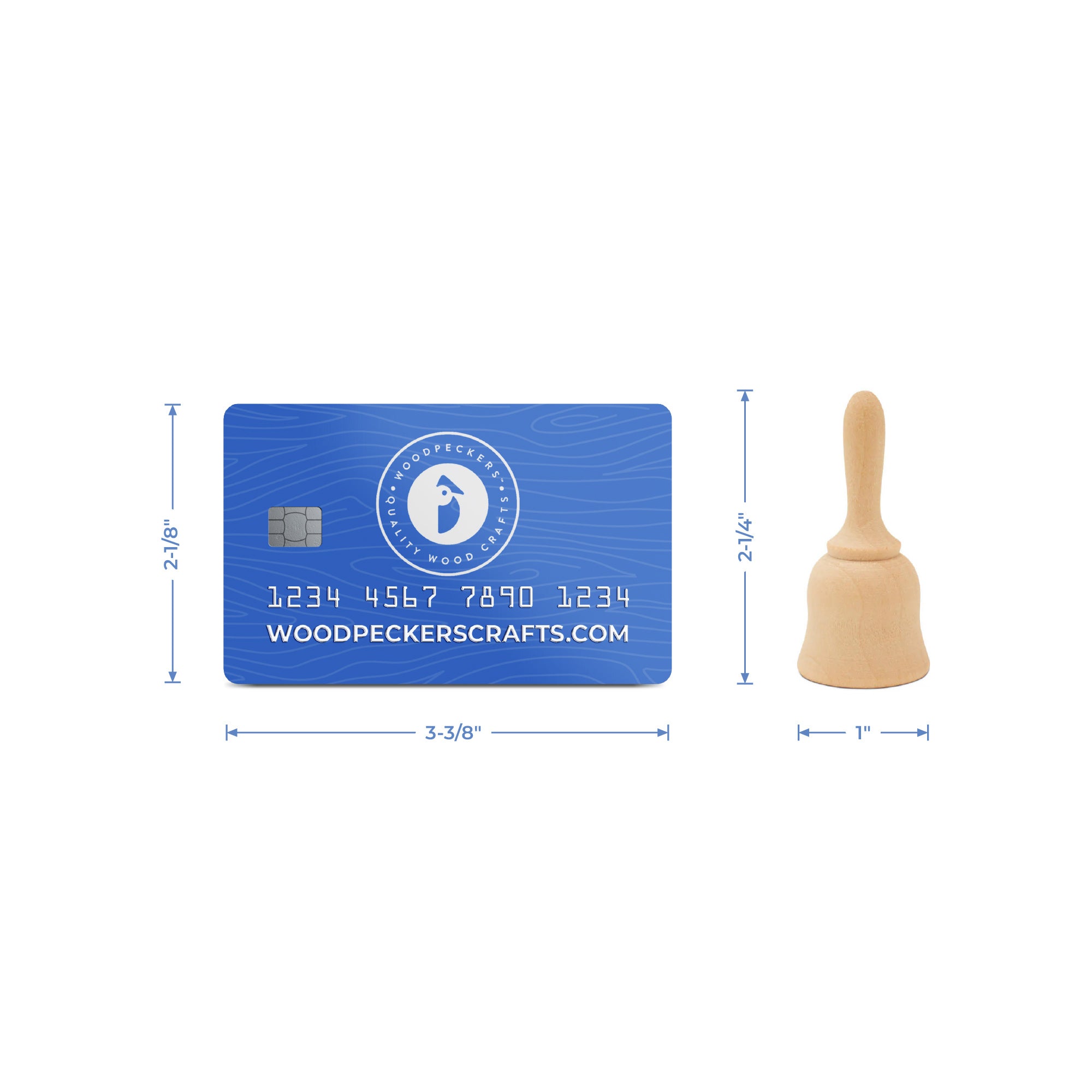 Mini Wood Handbell