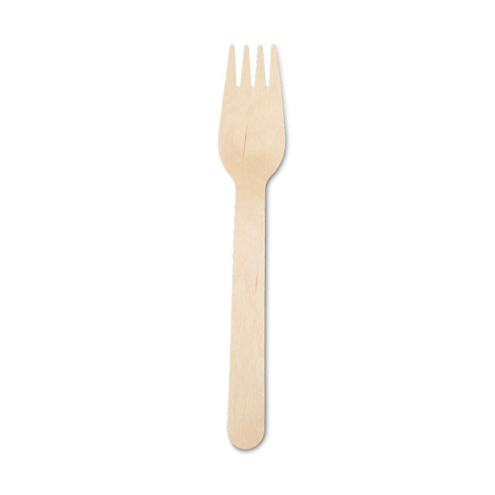 Disposable Forks, 6-1/2", Pack of 100