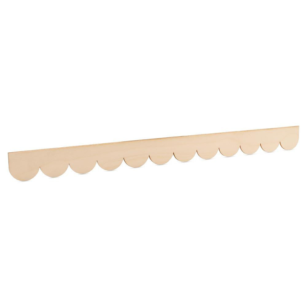 Scalloped Shelf Edge Trim, Classic