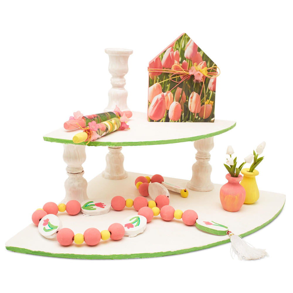 Space-Saving Tiered Tray Bundle