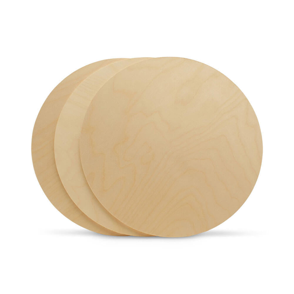 Woodpeckers 18" Circle Wooden Cutout, 1/4" Thick