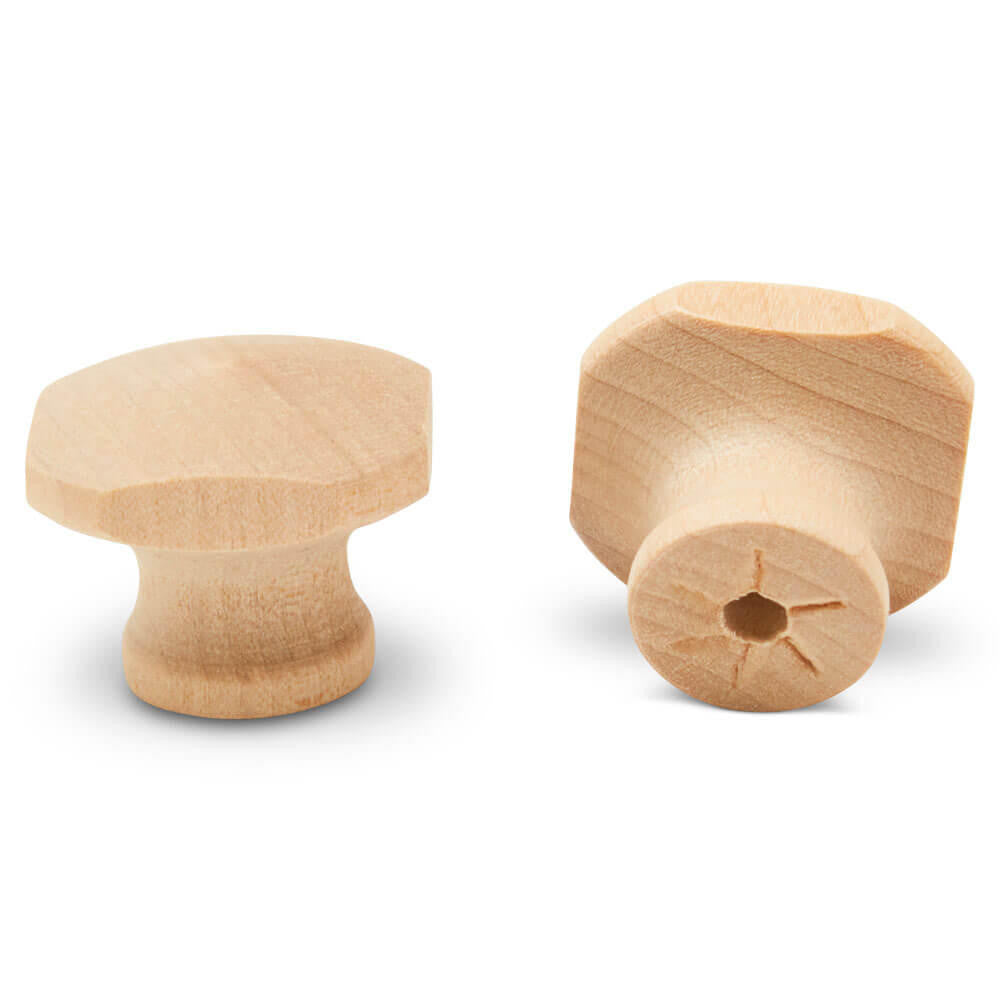 Woodpeckers Crafts 1-1/16" Wooden Square Knob