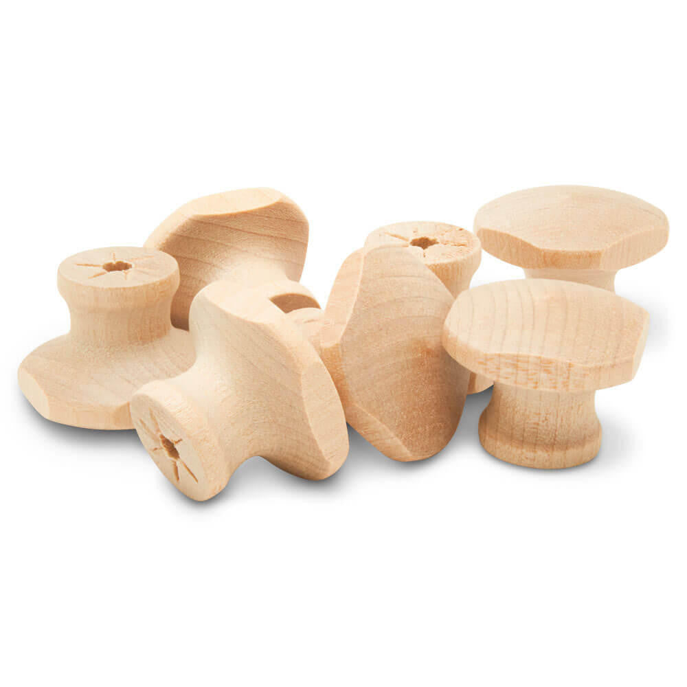 Woodpeckers Crafts 1-1/16" Wooden Square Knob