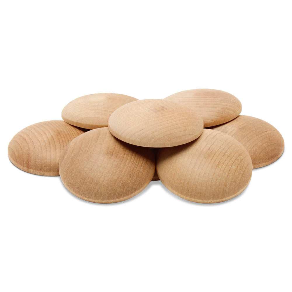 1-1/2" Domed Wooden Disc