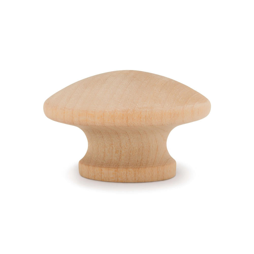 1-1/2" End Grain Wooden Knob