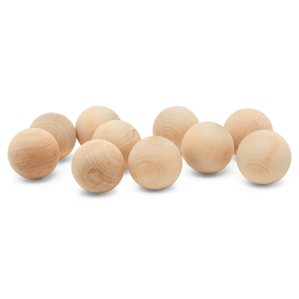 Woodpeckers Crafts 1-1/2" Round Wood Ball
