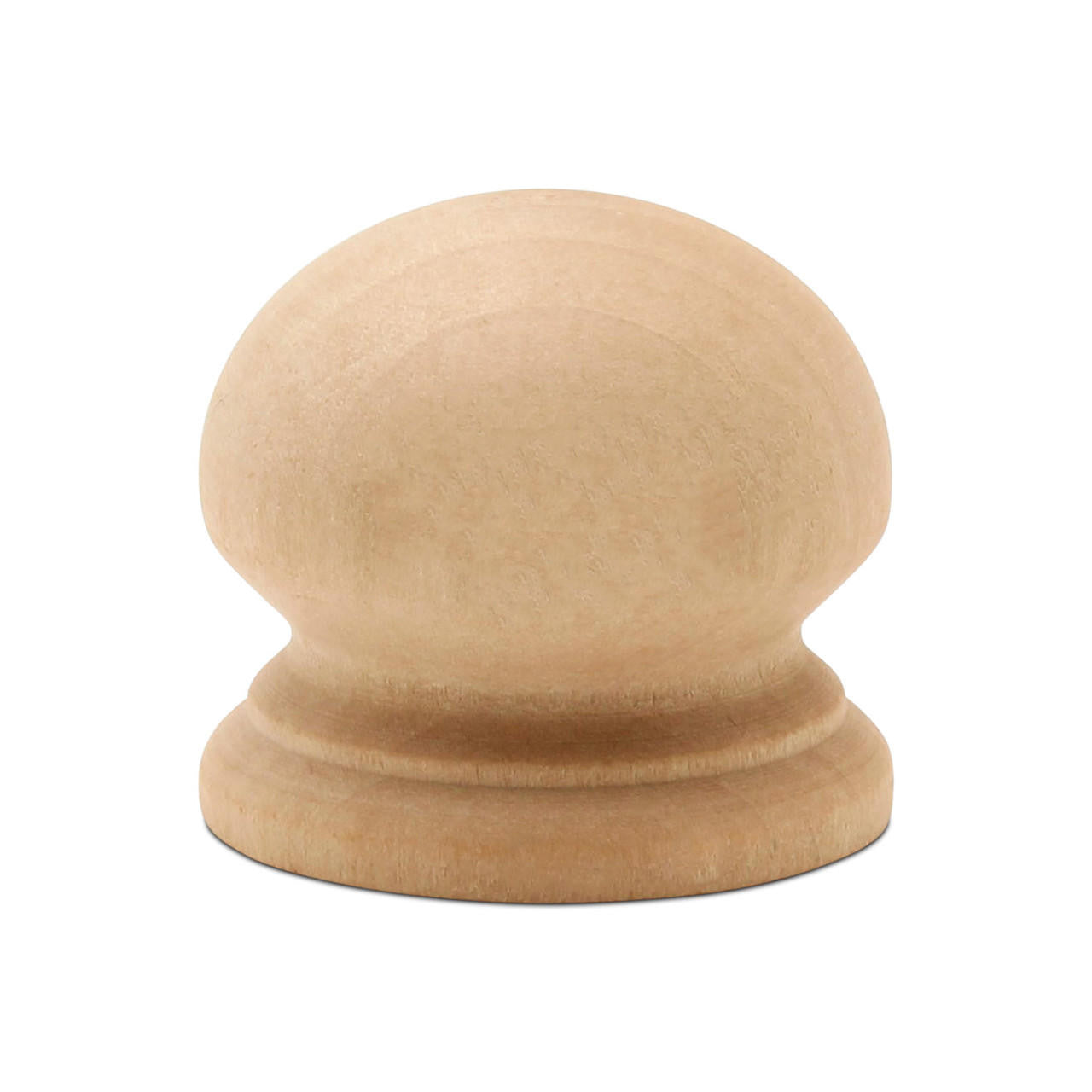 1-1/2” British Rounded Wood Knob