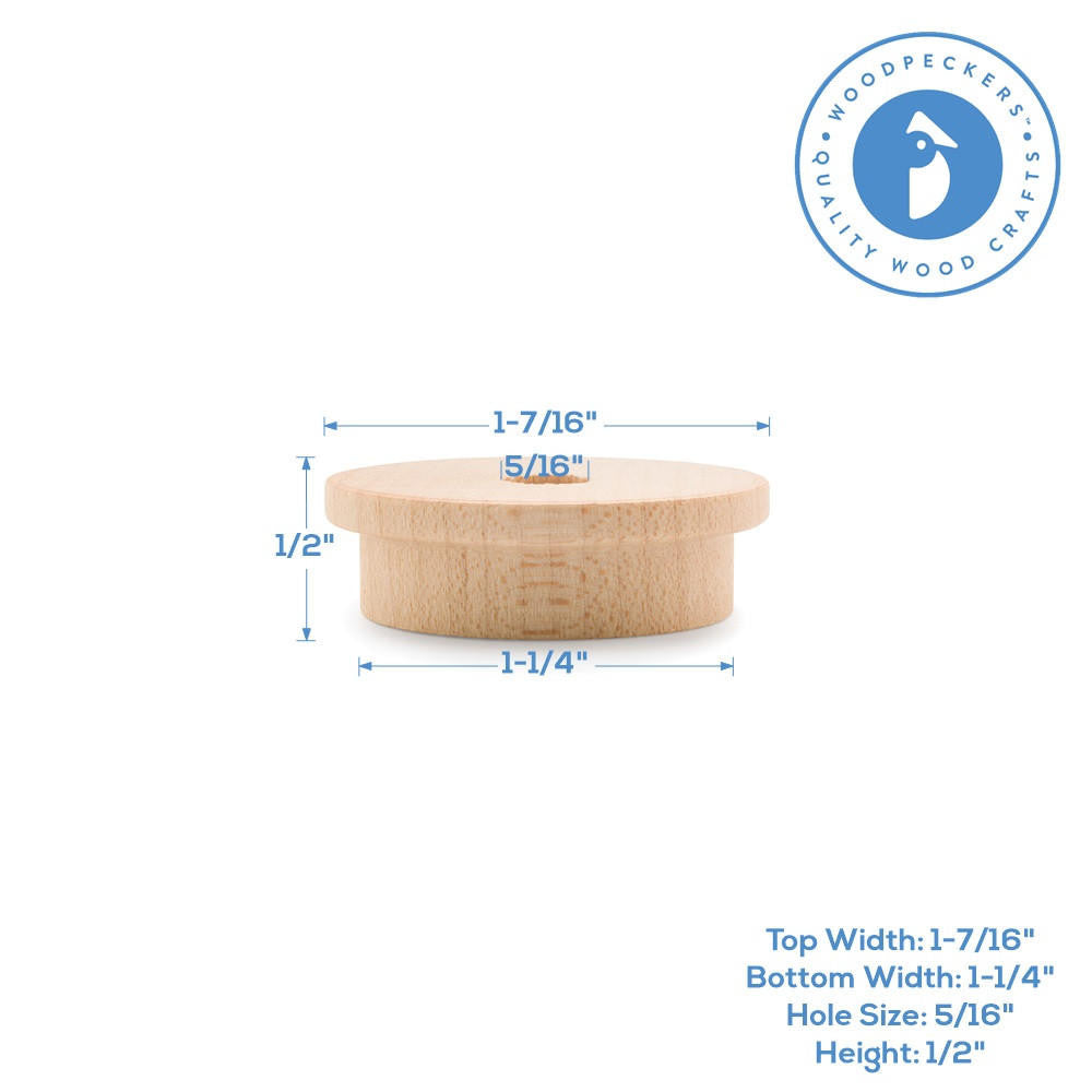 Woodpeckers Crafts 1-1/2" Train Wheel