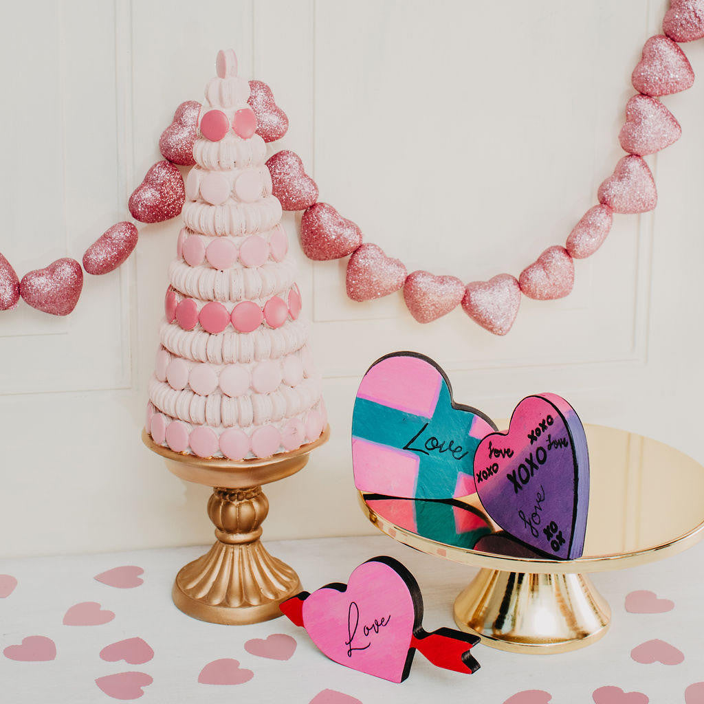 1-1/2" Wood Heart Cutout, 1/8" Thick