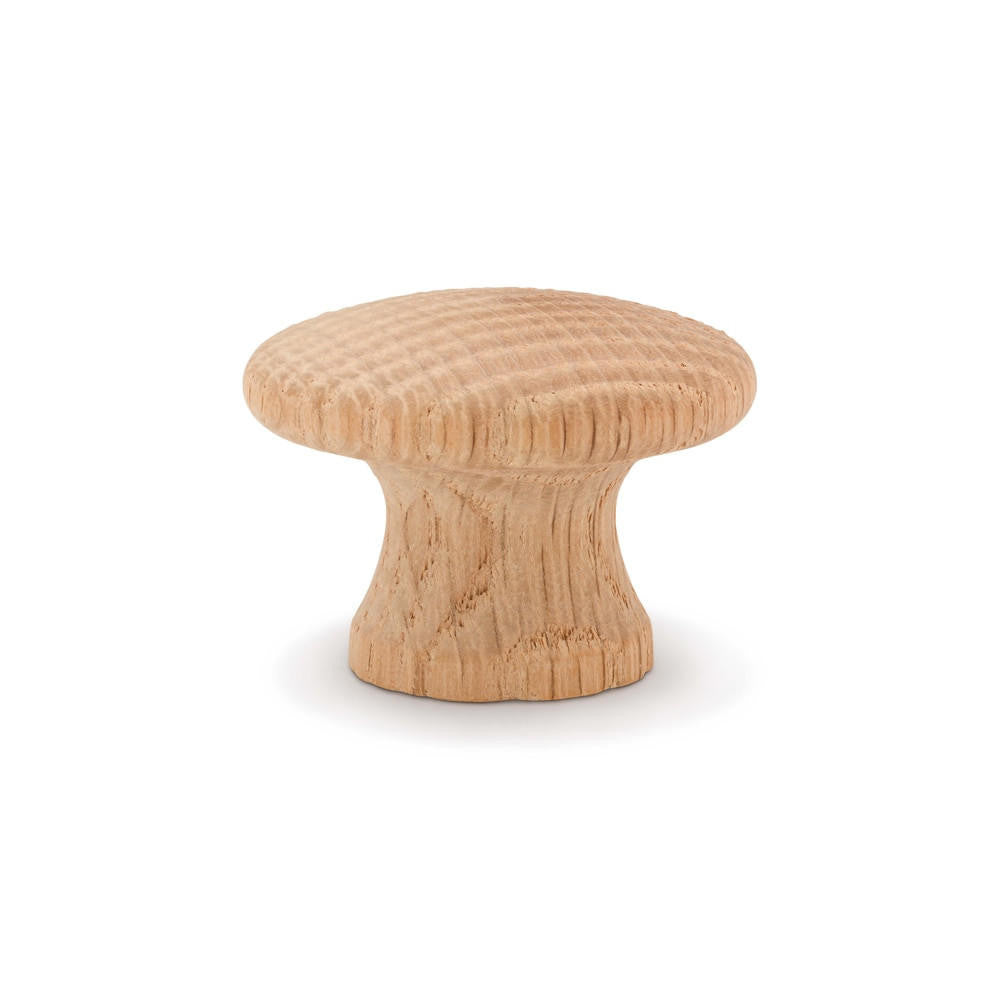 1-1/4" Oak End Grain Knob