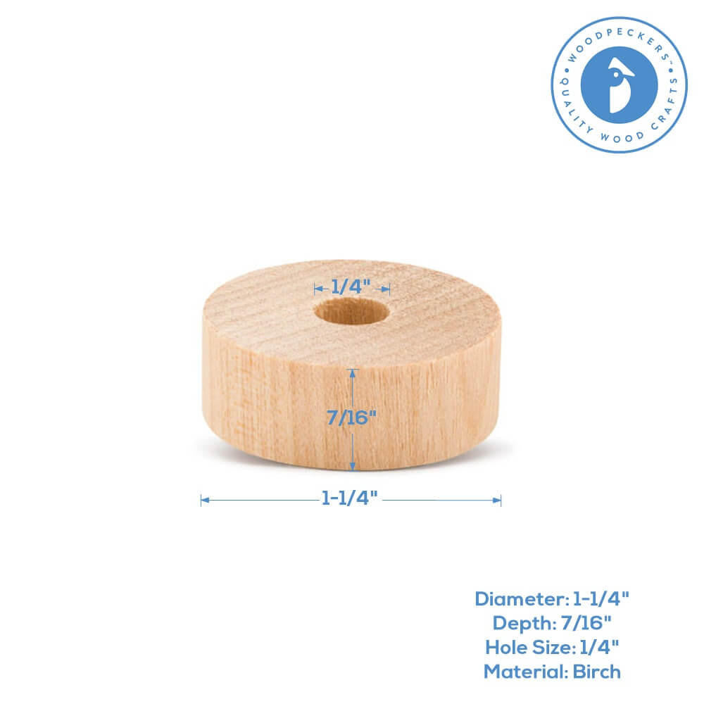 Woodpeckers Crafts 1-1/4" Slab Wheel