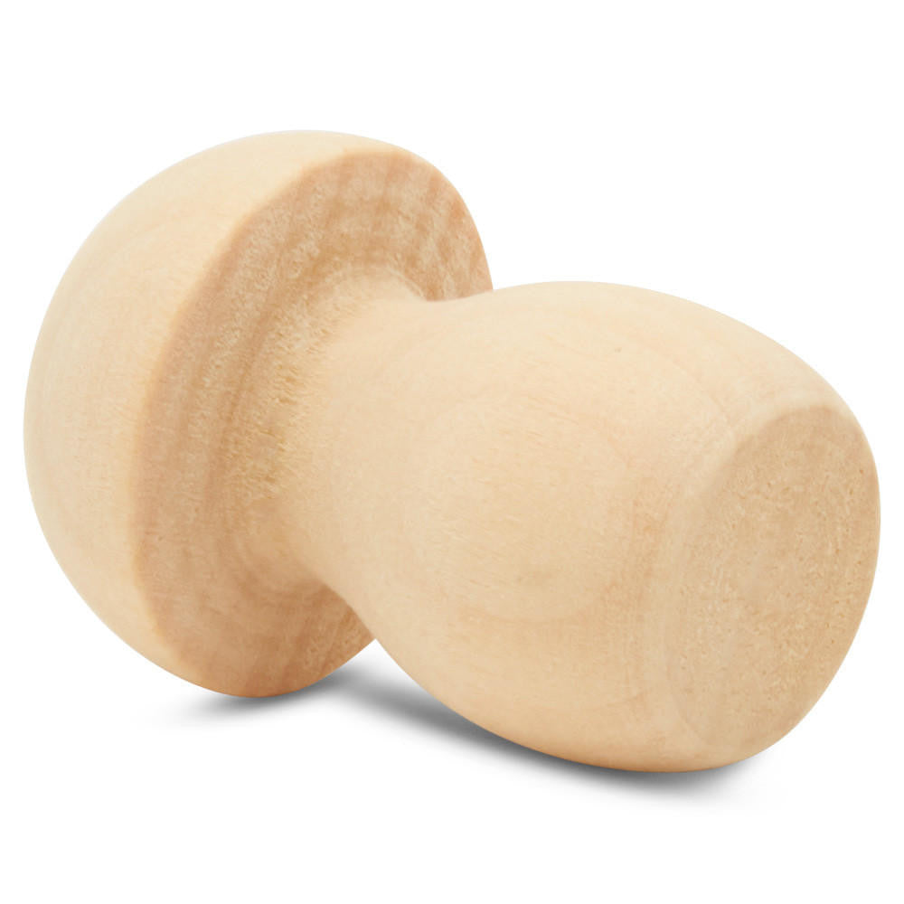 Woodpeckers Crafts 1-1/4" Small Wood Mushroom