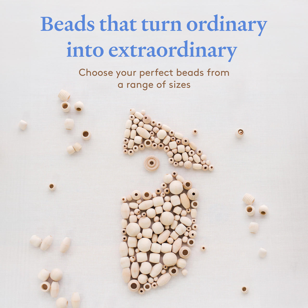 Woodpeckers Crafts 1-1/4" Wood Ball Bead, 3/8" Hole