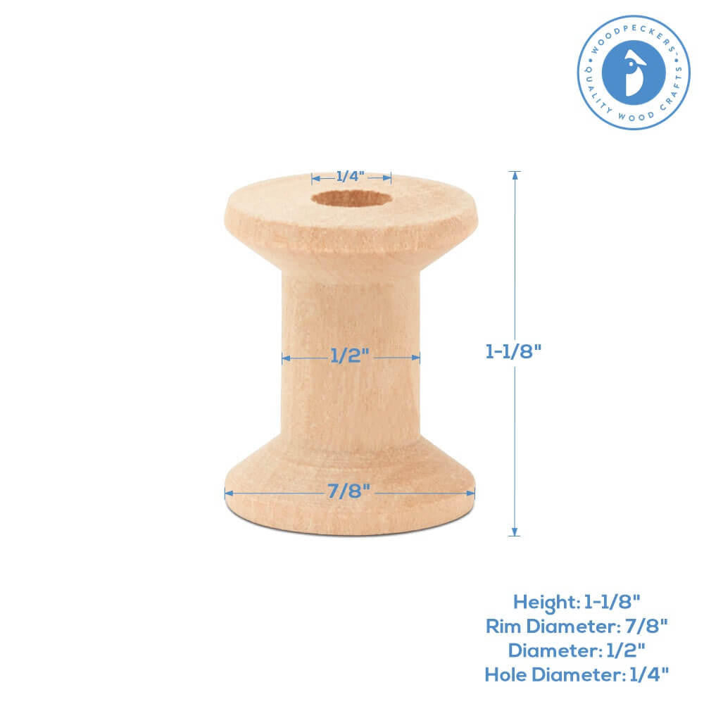 1-1/8" Hourglass Spool