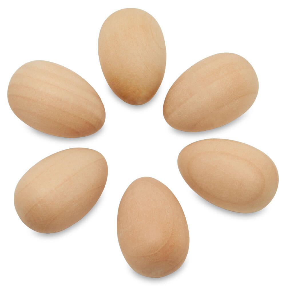Woodpeckers Crafts 1-1/8" Unfinished Wooden Egg