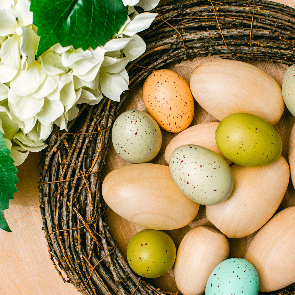 Woodpeckers Crafts 1-1/8" Unfinished Wooden Egg