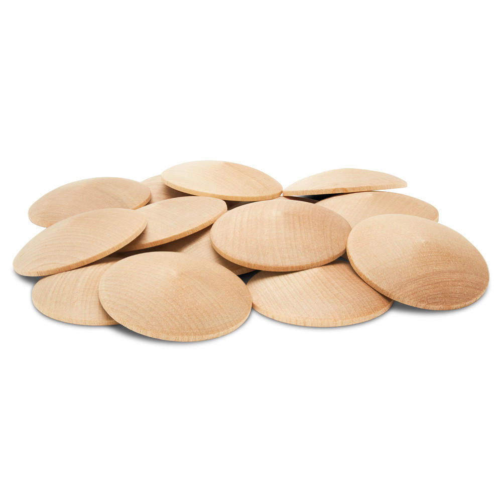 Woodpeckers Crafts 1-3/4" Domed Wooden Disc