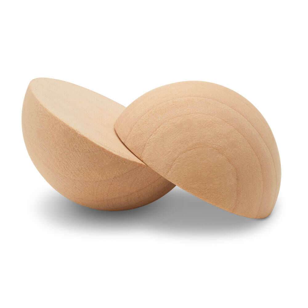 Woodpeckers Crafts 1-3/4 Split Wooden Ball